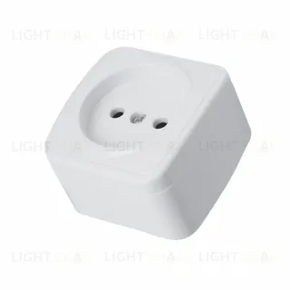 Розетка накладная 1-местная Stekker Basic PST10-501-20 50074 50074