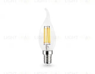 Филаментная светодиодная лампа Ambrella Light Bulbing E14 11W 4000K свеча на ветру 351124 351124