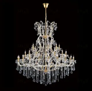 Каскадная люстра Crystal Lux Hollywood SP53 Gold Hollywood SP53 Gold