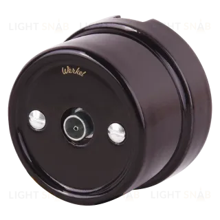 ТВ розетка Werkel Retro коричневая WL18-02-05 4690389100734 4690389100734