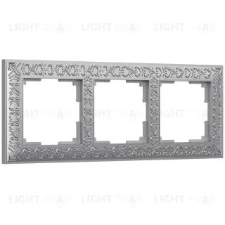 Рамка Werkel Antik на 3 поста матовый хром WL07-Frame-03 4690389145681 4690389145681