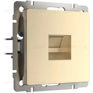 Розетка Werkel Ethernet RJ-45 шампань W1181011 4690389157479 4690389157479