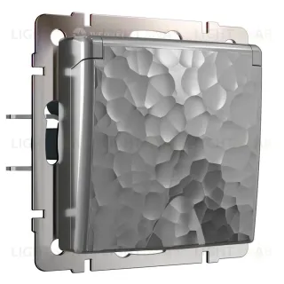 Розетка Werkel Hammer серебряный 4690389162862 4690389162862