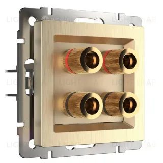 Акустическая розетка Werkel шампань рифленый W1185010 4690389160646 4690389160646