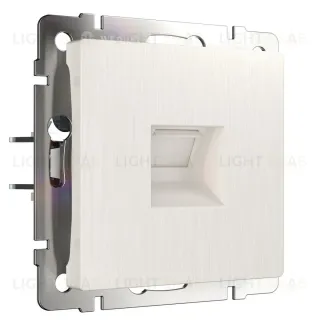 Розетка Werkel Ethernet RJ-45 перламутровый рифленый W1181013 4690389172717 4690389172717