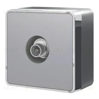 ТВ-розетка оконечная Werkel Gallant серебряный W5083006 4690389167201 4690389167201