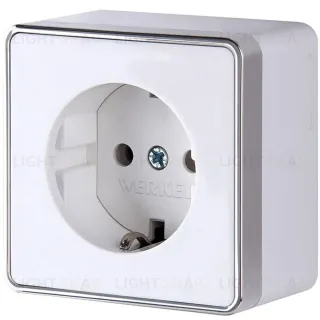 Розетка с заземлением Werkel Gallant белый W5071001 4690389164460 4690389164460