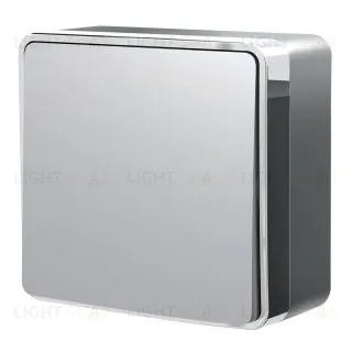 Выключатель одноклавишный проходной Werkel Gallant серебряный W5012006 4690389167096 4690389167096