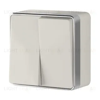 Выключатель двухклавишный Werkel Gallant слоновая кость W5020003 4690389164125 4690389164125