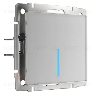 Сенсорный выключатель одноклавишный с функцией Wi-Fi Werkel серебряный W4510606 4690389149825 4690389149825