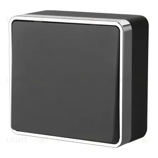 Выключатель одноклавишный Werkel Gallant черный/хром W5012035 4690389164101 4690389164101