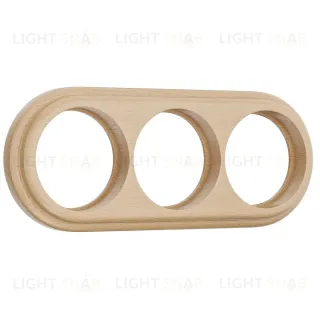 Рамка Werkel Legend на 3 поста светлый бук W0035224 4690389166587 4690389166587