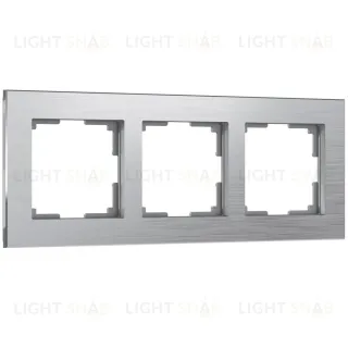 Рамка на 3 поста Werkel Aluminium алюминий W0031706 4690389158063 4690389158063