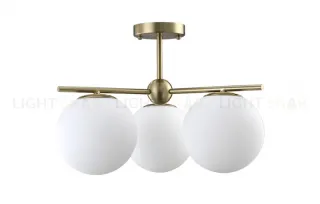 Люстра на штанге Crystal Lux FELIZ SP-PL3 BRONZE/WHITE FELIZ SP-PL3 BRONZE/WHITE