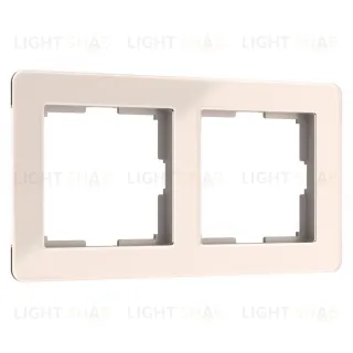 Рамка на 2 поста Werkel Acrylic айвори 4690389186288 W0022743 4690389186288