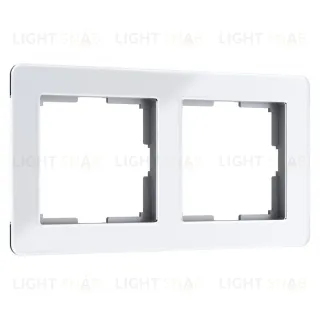 Рамка на 2 поста Werkel Acrylic белый 4690389184840 W0022701 4690389184840