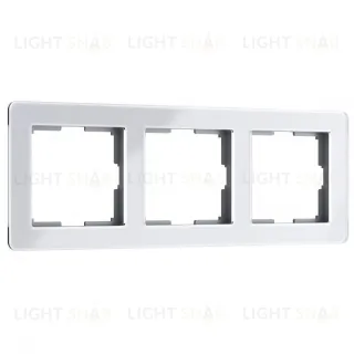 Рамка на 3 поста Werkel Acrylic белый 4690389184871 W0032701 4690389184871