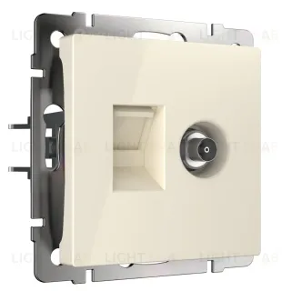 Розетка ТВ+Ethernet Werkel 4690389174476 W1181303 4690389174476