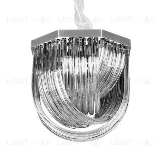 Подвесной светильник Delight Collection Murano Glass A001-400 L4 silver/smoky gray A001-400 L4 silver/smoky gray
