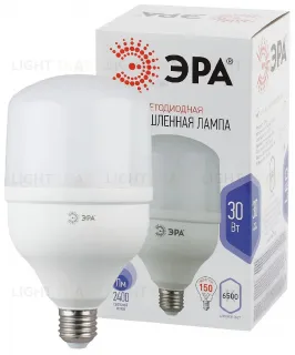 Лампа светодиодная Эра E27 30W 6500K LED POWER T100-30W-6500-E27 Б0027004 Б0027004