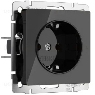 Розетка с заземлением и шторками Werkel 4690389197710 W1171148 a064042 4690389197710