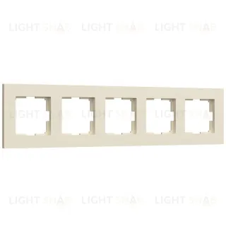 Рамка на 5 постов Werkel Slab (айвори софт) W0052962 4690389207938 a067787 4690389207938