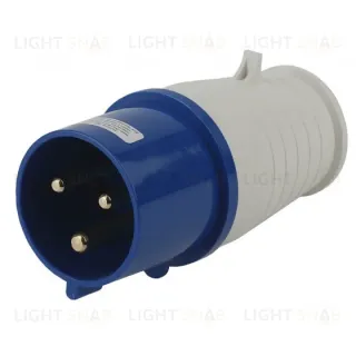 Вилка ЭРА V-32-2P-PE-IP44 переносная 023 2Р+РЕ 32А 220В IP44 Б0032852 Б0032852