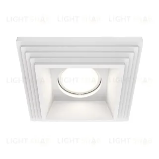 Встраиваемый светильник Maytoni Gyps Modern DL005-1-01-W-1 DL005-1-01-W-1