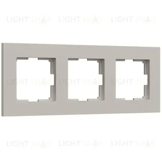 Рамка на 3 поста Werkel Slab (дымчатый софт) W0032917 4690389218439 a071626 4690389218439