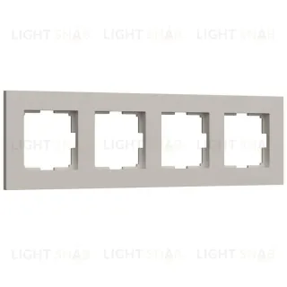 Рамка на 4 поста Werkel Slab (дымчатый софт) W0042917 4690389218453 a071628 4690389218453