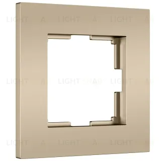 Рамка на 1 пост Werkel Slab (шампань софт) W0012911 4690389218385 a071623 4690389218385