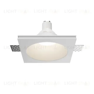 Встраиваемый светильник Maytoni Technical Gyps Modern DL129-GU10-01-W DL129-GU10-01-W