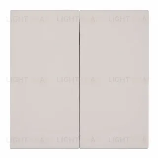 Выключатель 2-клавишный (механизм) Stekker Мия 250В 10А RSW10-3104-08 пудровый жемчуг 50473 50473
