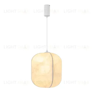 Подвесной светильник Arlight SP-SETA-HANG-L400х420-9W Warm2700 (WH, 320 deg, 230V) (IP20, Натуральный шелк) 061915 061915