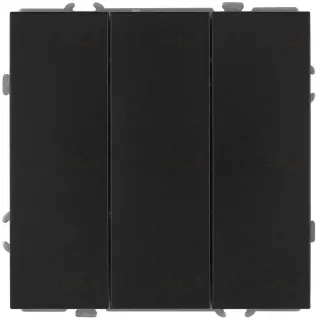 Выключатель Эра Galaxy 15-1107-05 тройной 10АХ-250В IP20 антрацит Б0070722 Б0070722