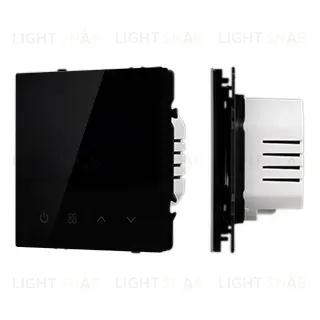 Терморегулятор вод теплый пол черный оникс Arlight SWT-MTW-SFPL-BK (95-240V, 5A, датч возд) 061868 061868