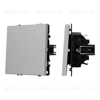 Выключатель 1 кл софт-тач никель Arlight SWT-MK01-SFPL-IS (250V, 10A) 059427(1) 059427(1)
