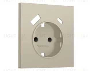 Лицевая панель SIGMA (Кашемир) для электрической розетки с/з со шторками 2USB A+C QUANT PRO Ambrella Volt SP3500 SP3500