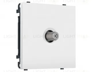 Комплект механизма TV розетки SAT SIGMA Белый матовый 5-2400MHz 3.5dB QUANT PRO Ambrella Volt MS133050 (SP1330, PR215) MS133050