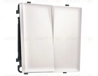Комплект механизма 2-кл проходного выключателя SIGMA Жемчуг 10A-250V QUANT PRO Ambrella Volt MS203020 (SP2030, PR120) MS203020
