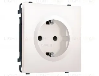 Комплект механизма электрической розетки SIGMA Жемчуг 50Hz 2P+E с/з с/ш 16A-250V QUANT PRO Ambrella Volt MS207010 (SP2070, PR141) MS207010