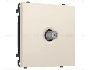 Комплект механизма TV розетки SAT SIGMA Бежевый матовый 5-2400MHz 3.5dB QUANT PRO Ambrella Volt MS333050 (SP3330, PR215) MS333050