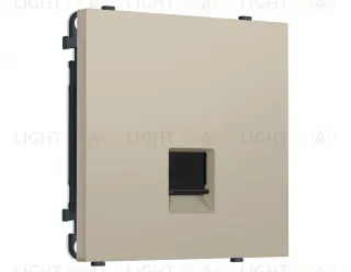 Комплект механизма телефонной розетки SIGMA Кашемир RJ-11 Ambrella Volt MS352030 (SP3520, PR190) MS352030
