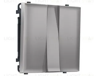 Комплект механизма 3-кл выключателя SIGMA Сталь матовый 10A-250V QUANT PRO Ambrella Volt MS505010 (SP5050, PR133) MS505010