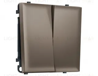 Комплект механизма 2-кл выключателя SIGMA Темная бронза матовый 10A-250V QUANT PRO Ambrella Volt MS633010 (SP6330, PR115) MS633010