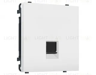 Комплект механизма компьютерной розетки SIGMA Белый мягкое касание RJ-45 Ambrella Volt MS832010 (SP8320, PR188) MS832010