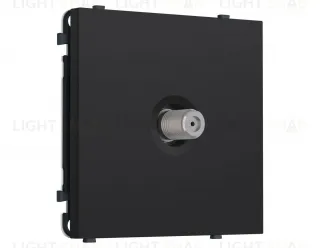 Комплект механизма TV розетки SAT SIGMA Черный Мягкое касание 5-2400MHz 3.5dB QUANT PRO Ambrella Volt MS993050 (SP9930, PR215) MS993050