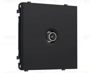 Комплект механизма TV розетки оконечной SIGMA Черный Мягкое касание 50-870 MHz 1dB QUANT PRO Ambrella Volt MS993010 (SP9930, PR202) MS993010
