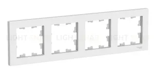 Рамка 4-ая Бел, универсальная Systemе Electric AtlasDesign ATN000104 ATN000104