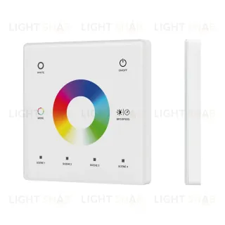 Сенсорная панель Arlight SMART-RF-801-11-1G-4SC-RGBW белый (3V, 2.4G) накладная (IARL, IP20 Пластик) 050419 050419